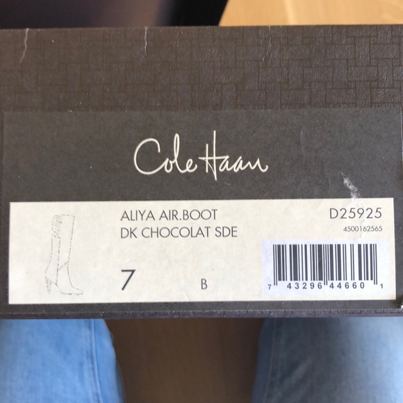Cole Haan Aliya Air Boot Dark Chocolate suede - Picture 8 of 8